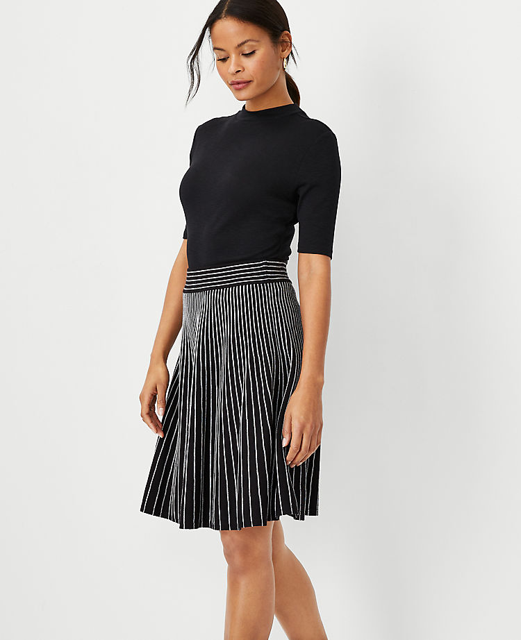 Ann Taylor Outlet |  Elbow Sleeve Mock Neck Top