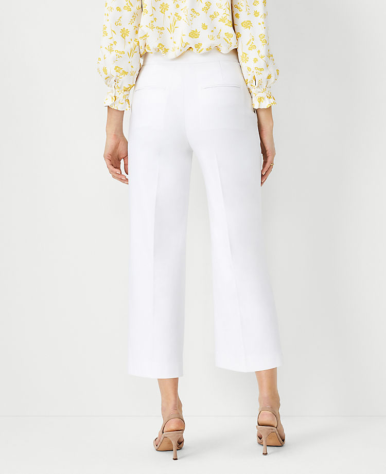 Ann Taylor Outlet |  The Kate Wide Leg Crop Pant - Curvy Fit