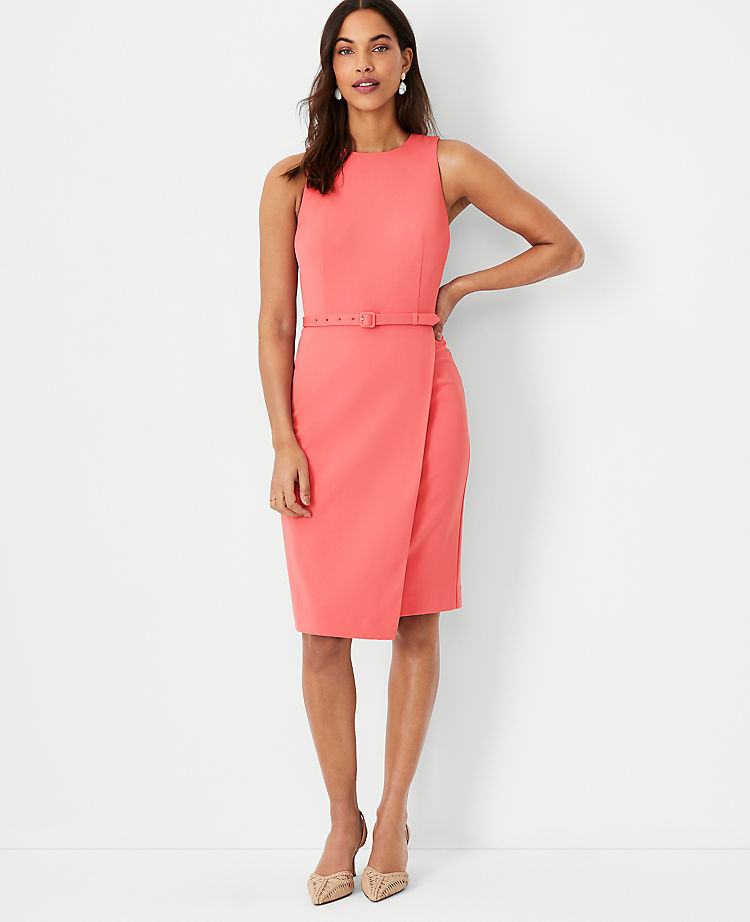 Ann Taylor Outlet |  The Cutaway Shoulder Wrap Sheath Dress
