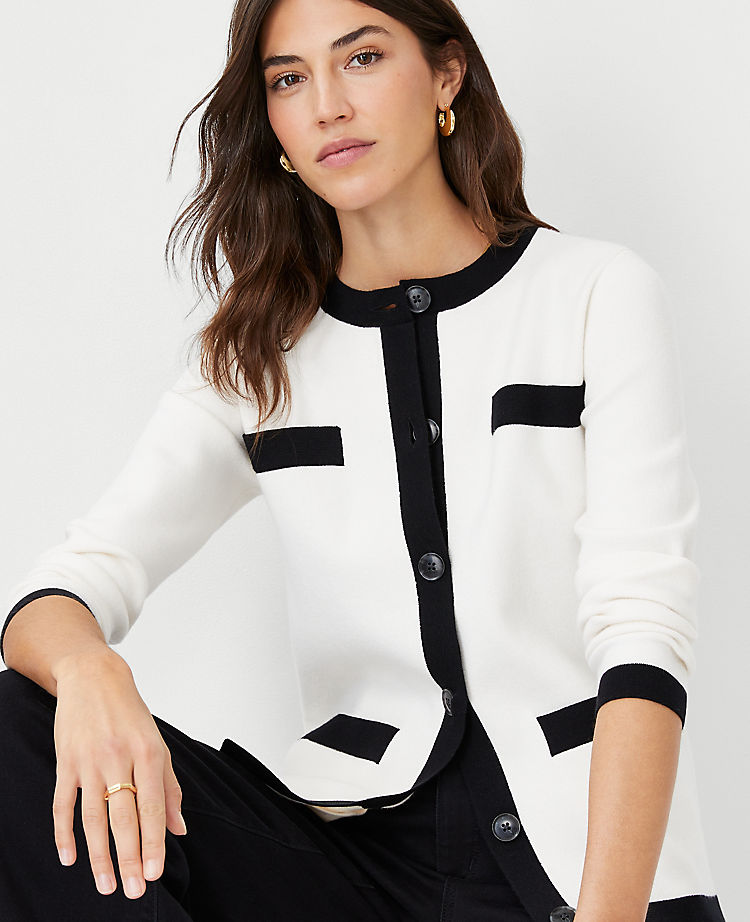 Ann Taylor Outlet |  Patch Pocket Cardigan