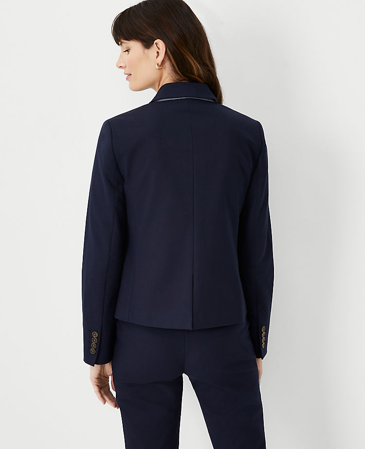 Ann Taylor Outlet |  The One Button Blazer in Stretch Cotton