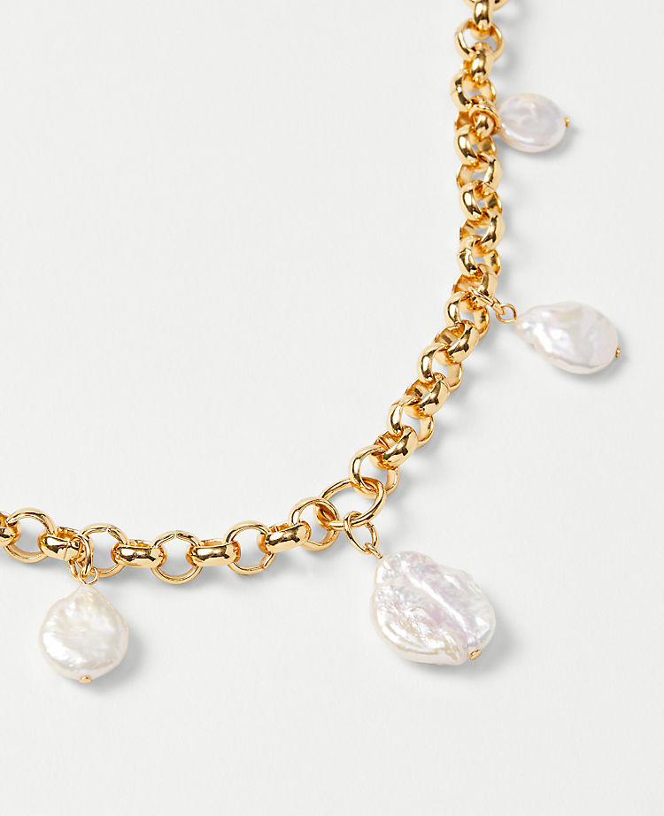 Freshwater Pearl Chain Necklace
