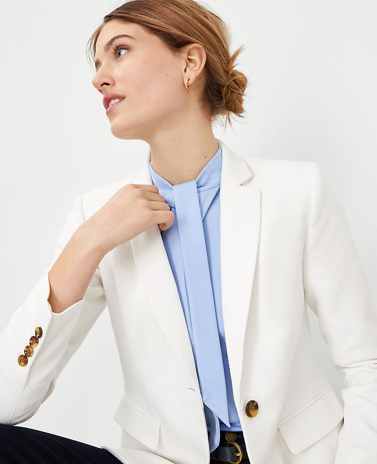 Ann Taylor Outlet |  The Greenwich Blazer in Pique