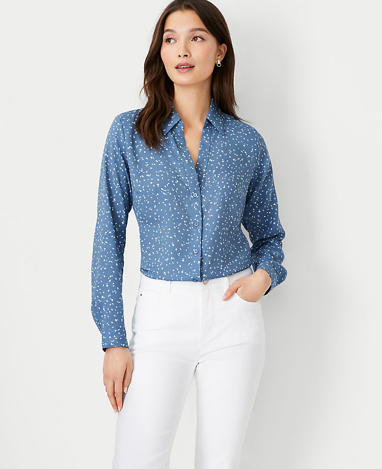 Ann Taylor Outlet |  Spotted Essential Shirt