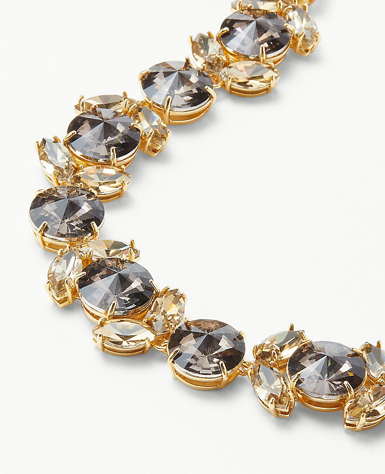 Crystal Leaf Necklace