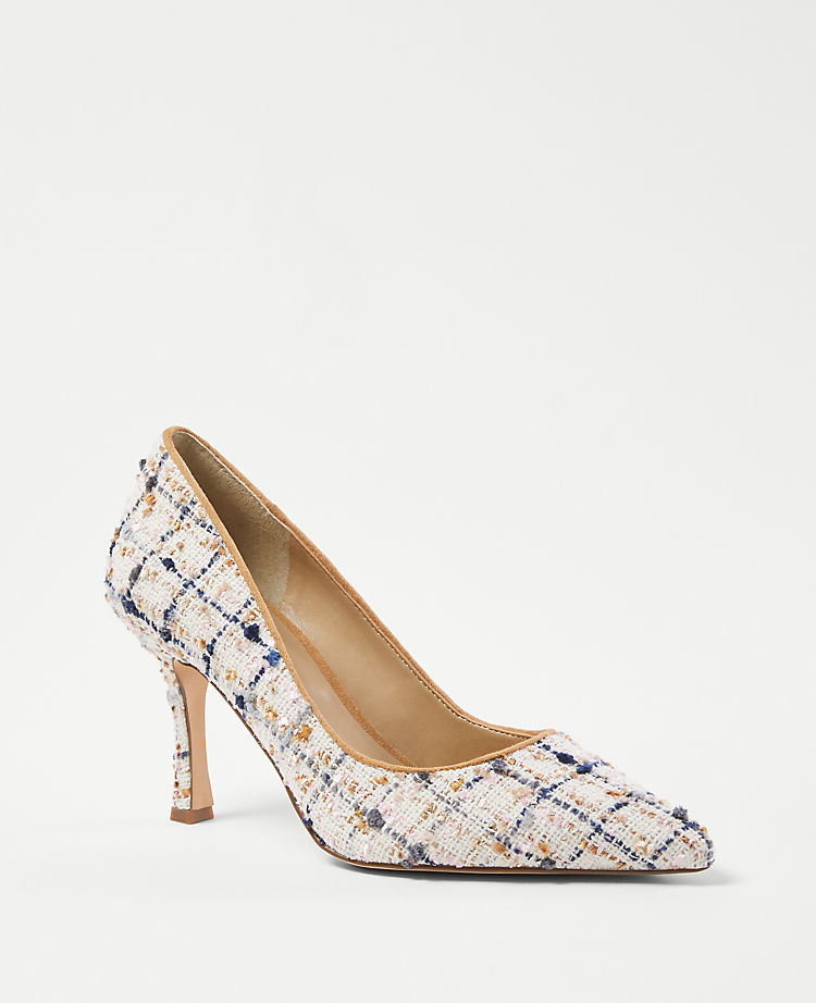 Mila Multicolored Tweed Pumps