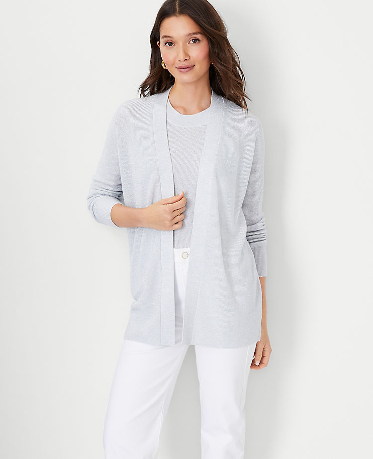 Ann Taylor Outlet |  Shimmer Open Cardigan