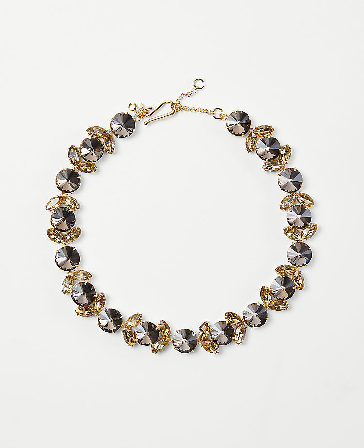 Crystal Leaf Necklace