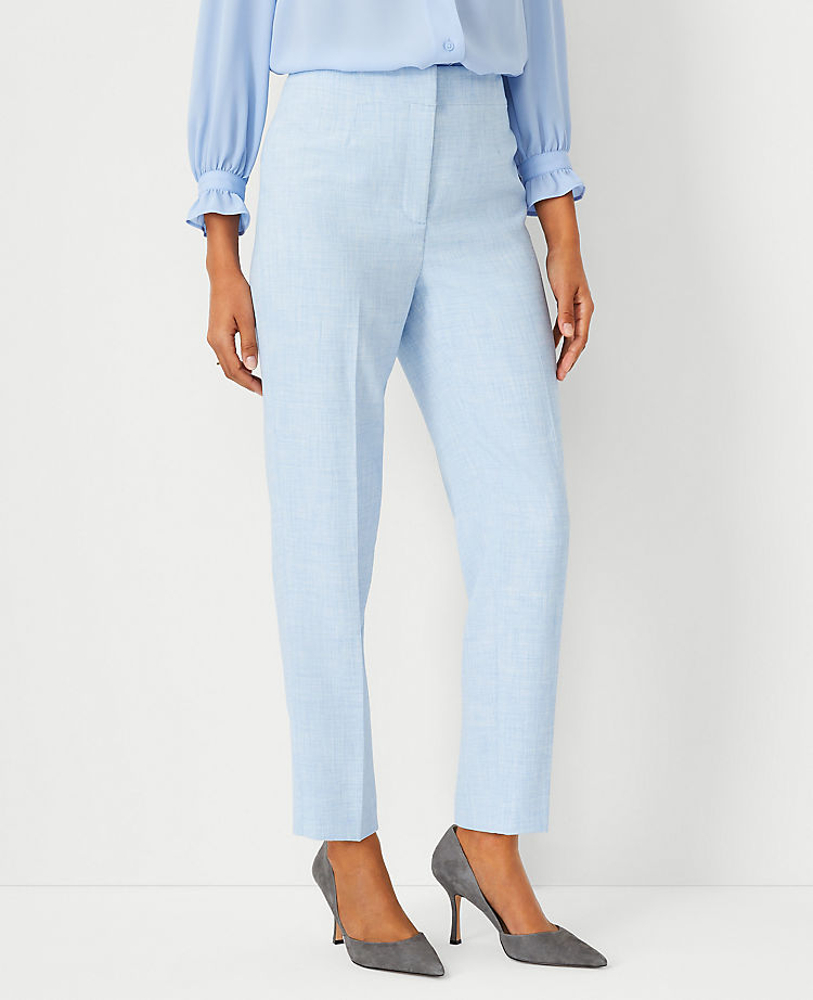 Ann Taylor Outlet |  The Lana Slim Pant in CrossHatch - Curvy Fit