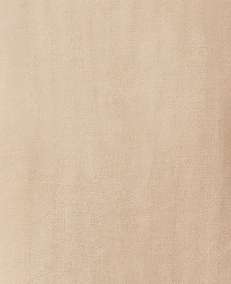 Ann Taylor Outlet |  The Notched Collar Tie Waist Dress in HerRingbone Linen Blend