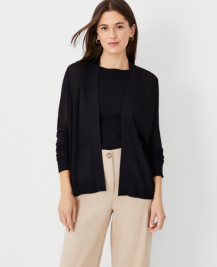Ann Taylor Outlet |  Lightweight Open Cardigan