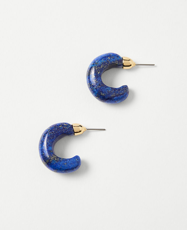 Marbleized Hoop EarRings