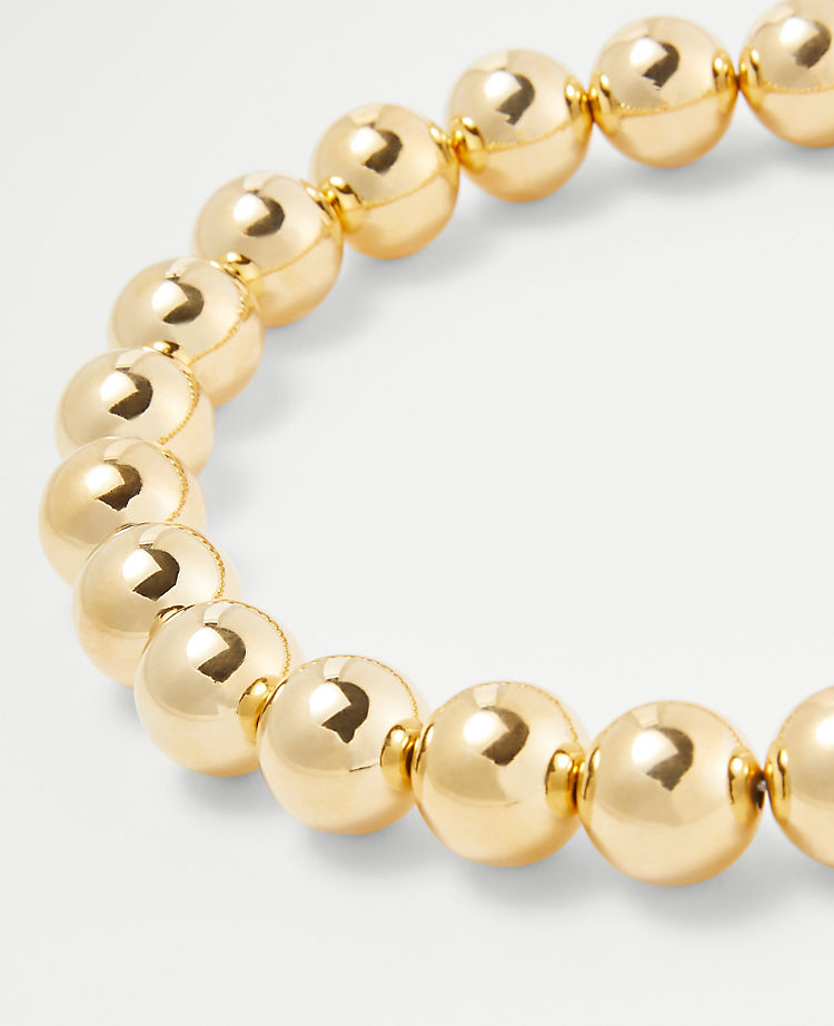 Metal Ball Oversized Statement Necklace