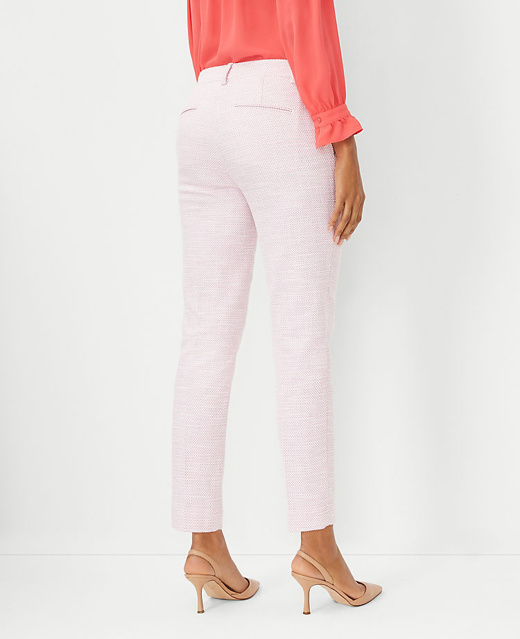 Ann Taylor Outlet |  The Eva Ankle Pant in Texture - Curvy Fit
