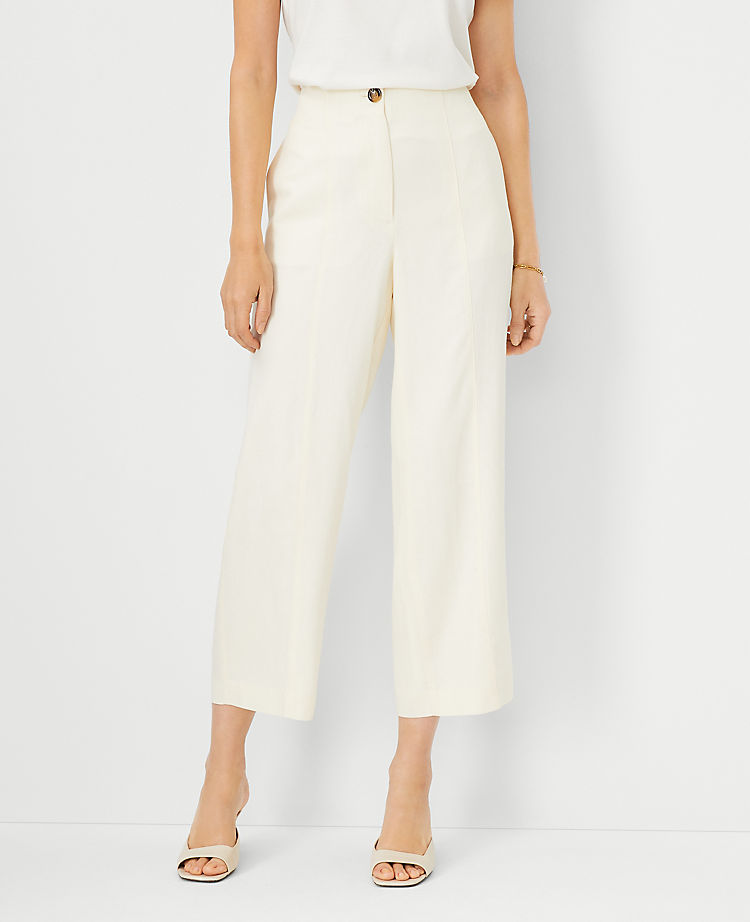 Ann Taylor Outlet |  The Seamed Straight Crop Pant