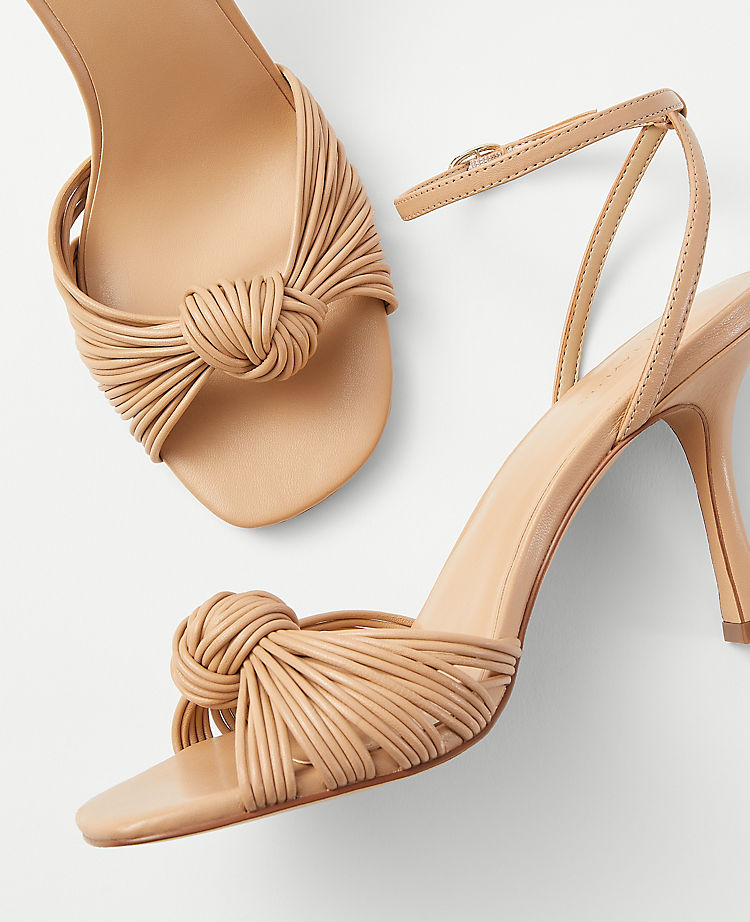 Knotted Leather Sandals