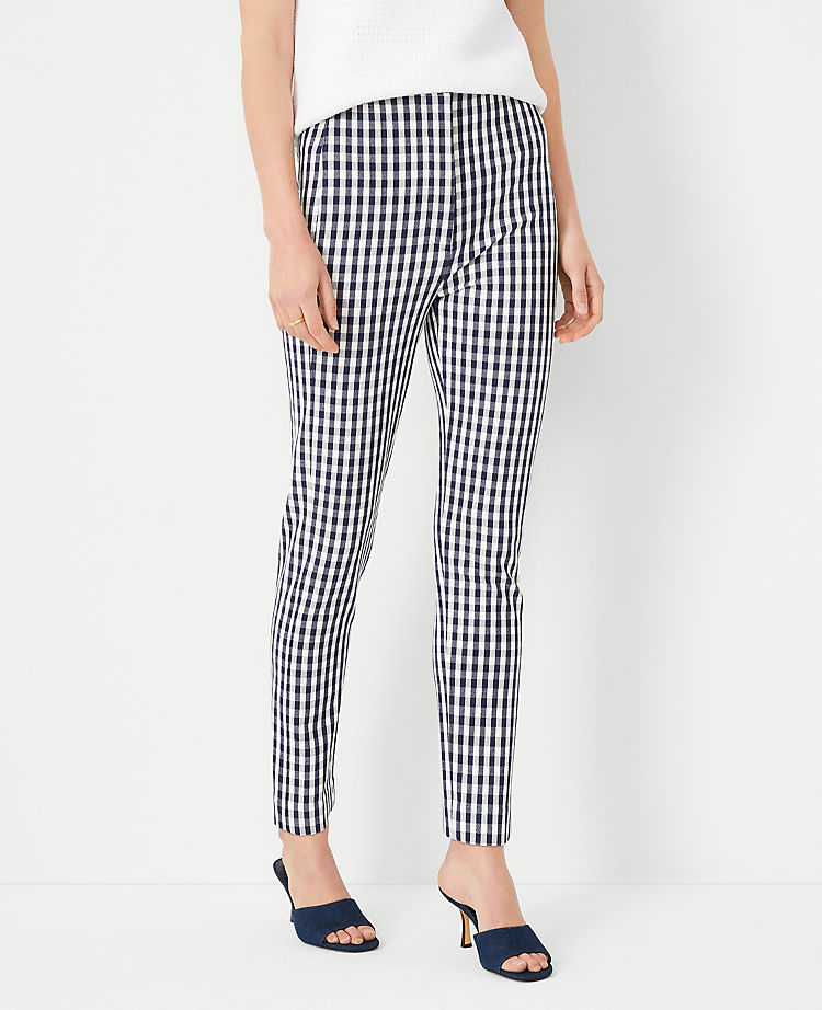 Ann Taylor The Audrey Ankle Pant in Plaid - Curvy Fit