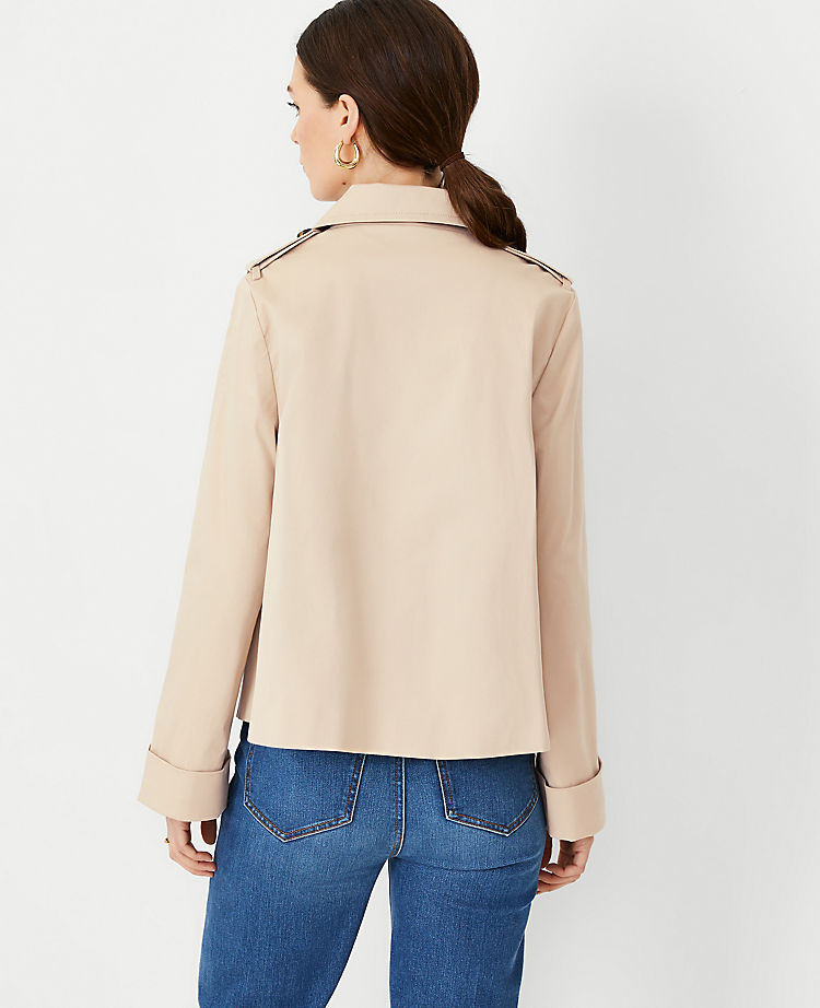 Ann Taylor Outlet |  Wide Cuff Swing Jacket
