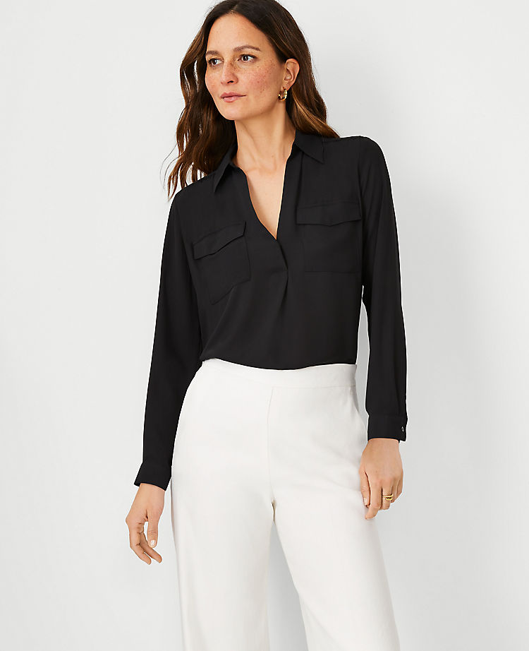 Ann Taylor Outlet |  Camp Shirt