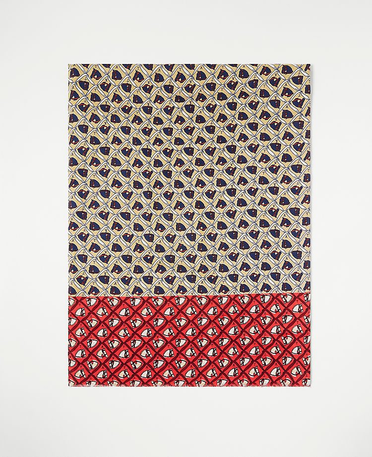 Equestrian Rosette Scarf