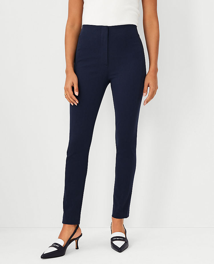 Ann Taylor The Audrey Crop Pant in Stretch Cotton