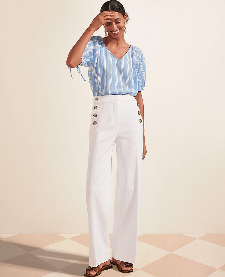 Ann Taylor Outlet |  The Wide Leg Sailor Pant in Chino