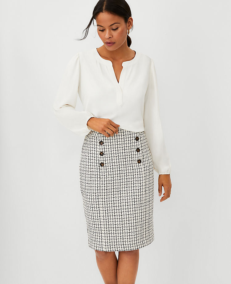 Ann Taylor Outlet |  Split Neck Popover