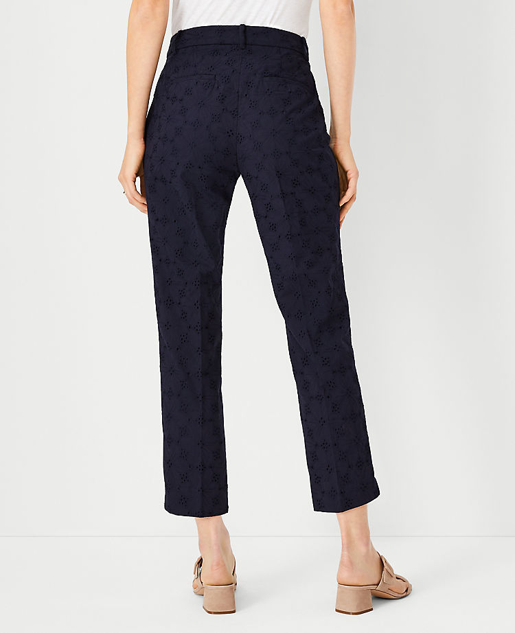 Ann Taylor Outlet |  The Cotton Crop Pant in Eyelet