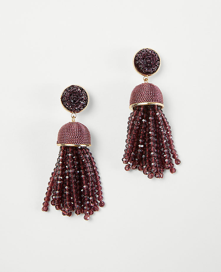 Beaded Tassel EarRings