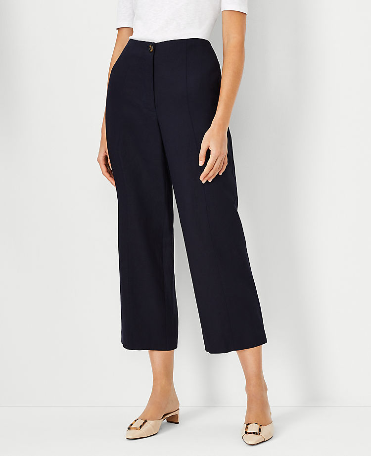 Ann Taylor Outlet |  The Seamed Straight Crop Pant - Curvy Fit