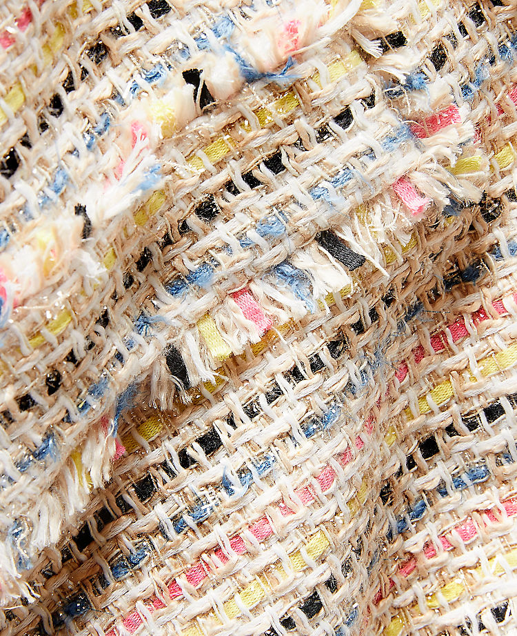Ann Taylor Outlet |  Shimmer FRinge Tweed Cardigan Jacket