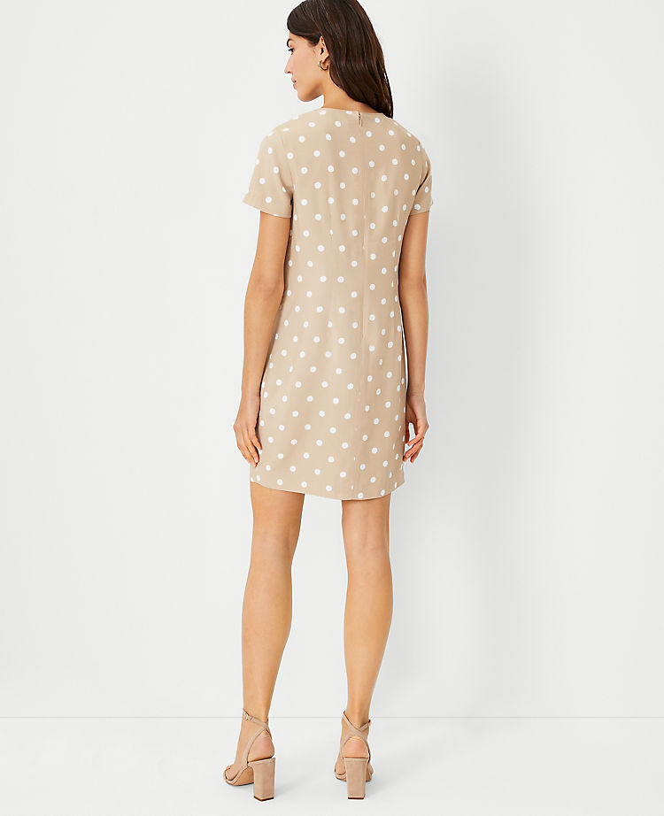 Polka Dot Tee Shift Dress