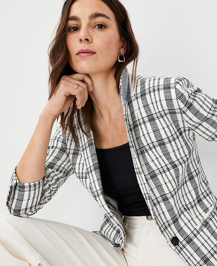 Ann Taylor Outlet |  The Hutton Blazer in Plaid