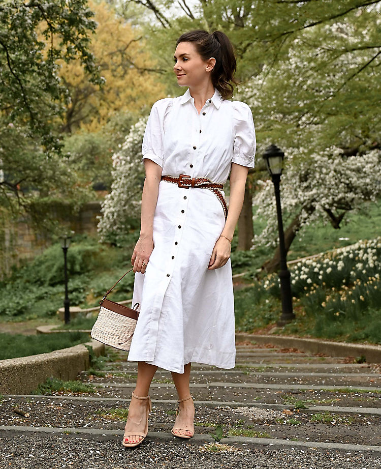 Stitched Braided Leather Belt