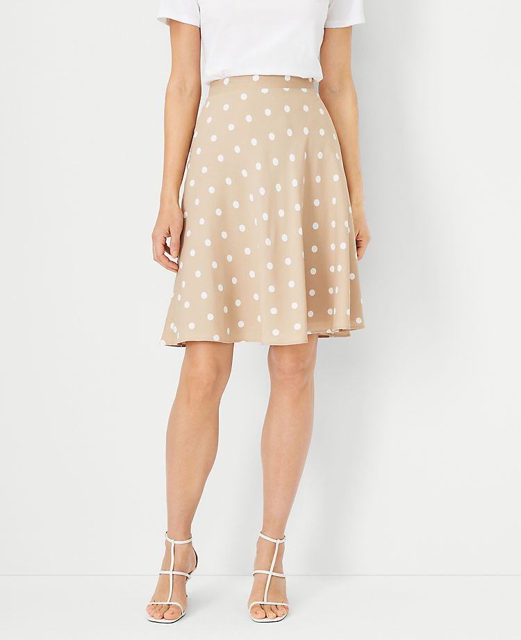 Ann Taylor Outlet |  Polka Dot Full Skirt