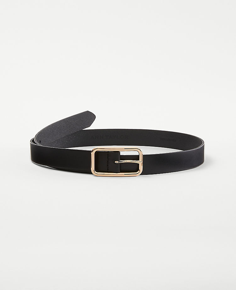 Leather Skinny Belt