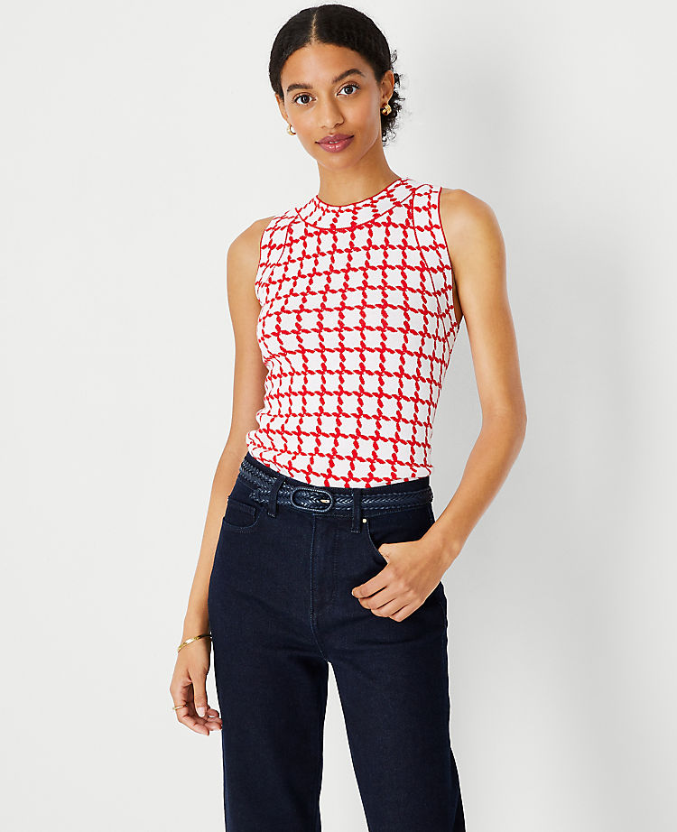 Plaid Halter Shell