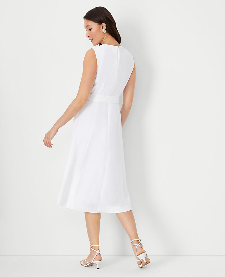 Ann Taylor Outlet |  Double Breasted Belted Flare Dress