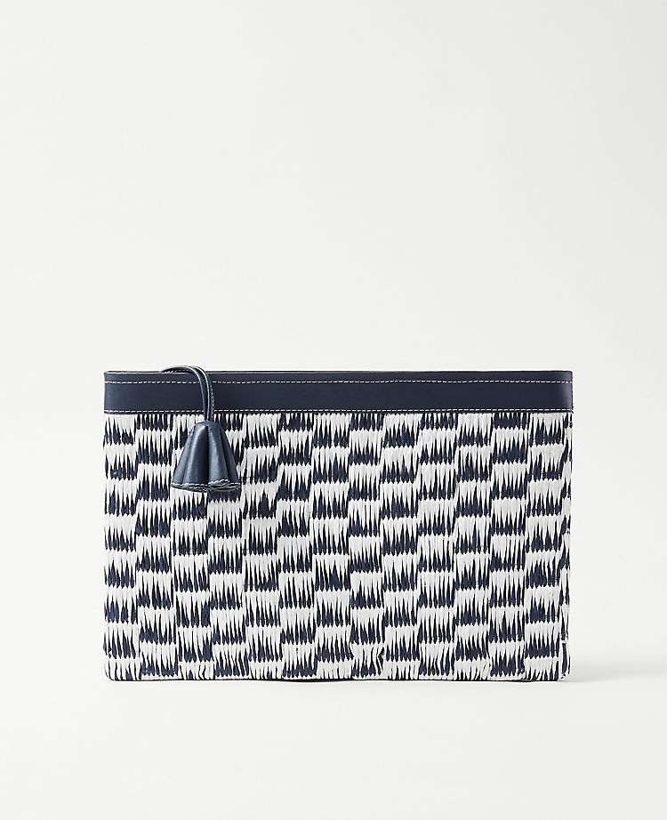 Raffia Oversized Soft Clutch