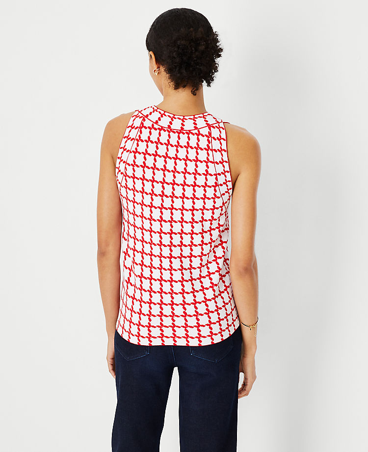 Plaid Halter Shell