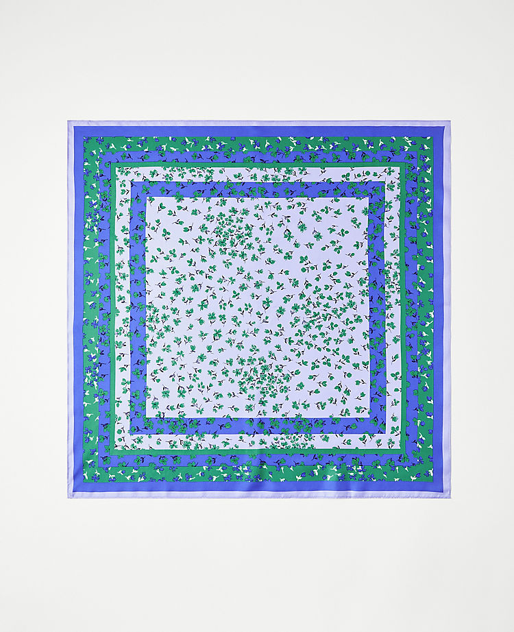 Floral Silk Little Scarf