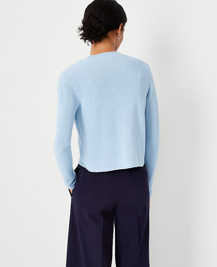 Ann Taylor Outlet |  Shimmer Cropped Cardigan