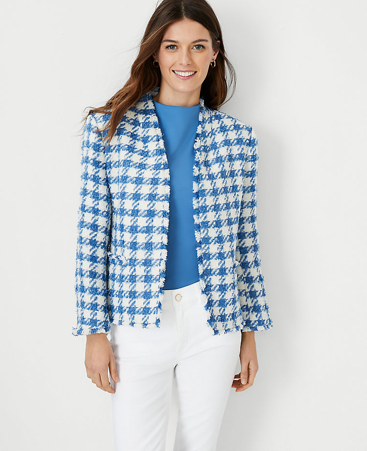 Ann Taylor The Cutaway Jacket in Tweed