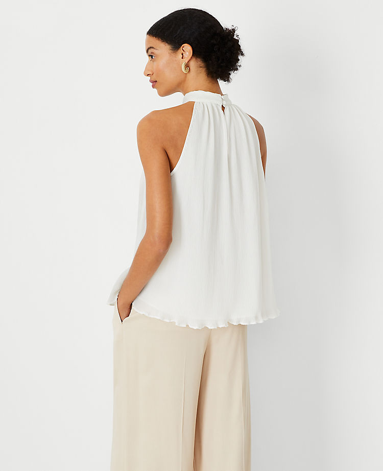 Pleated Halter Top