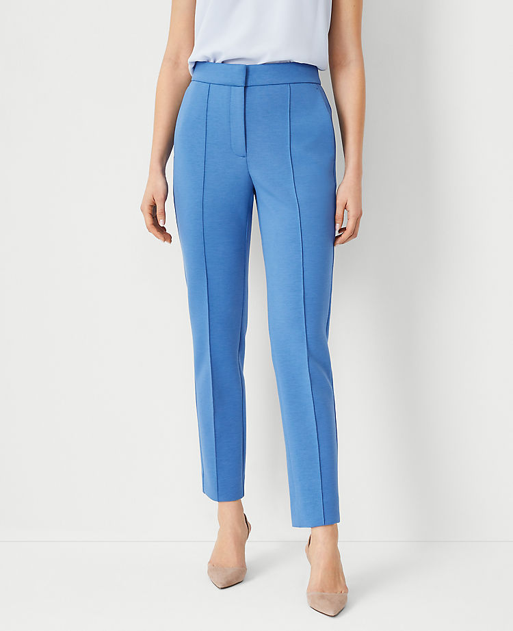 Ann Taylor Outlet |  The Eva Ankle Pant in Double Knit - Curvy Fit