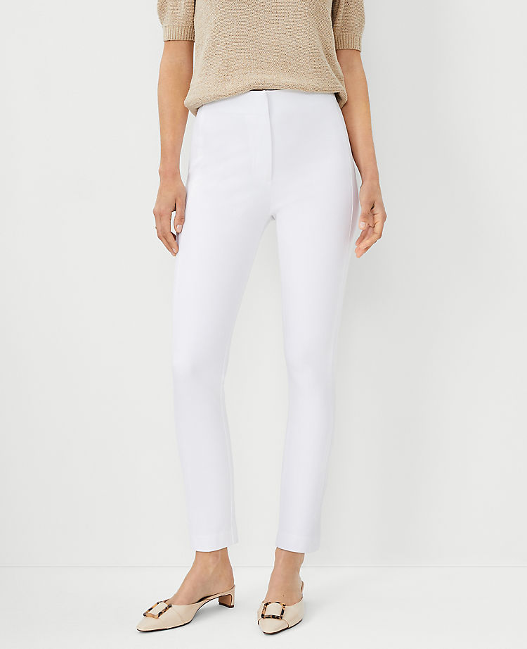 Ann Taylor The Audrey Crop Pant in Stretch Cotton