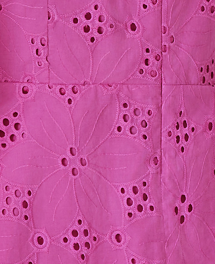 Ann Taylor Outlet |  Eyelet Peplum Halter Shell