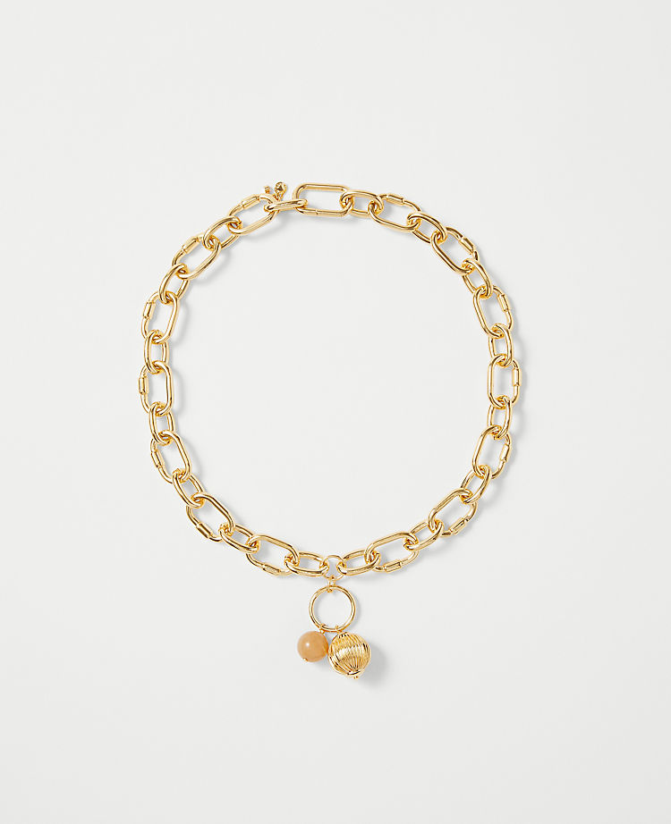 Beaded Charm Necklace