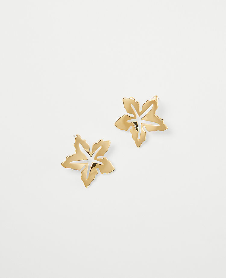 Metal Flower Stud EarRings