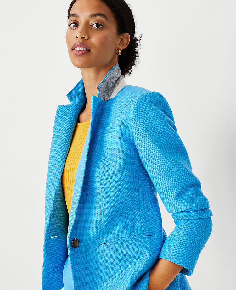The Hutton Blazer in Pique Texture